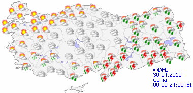 Hava sıcaklığı azalacak-HARİTALI-4