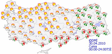 Kuvvetli yağışa dikkat-HARİTALI-3