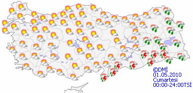Kuvvetli yağışa dikkat-HARİTALI-4