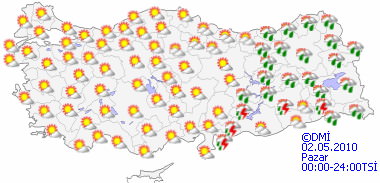 Kuvvetli yağışa dikkat-HARİTALI-5