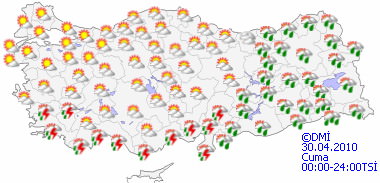 7 il için kuvvetli yağış uyarısı-HARİTALI-1