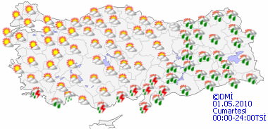 7 il için kuvvetli yağış uyarısı-HARİTALI-2