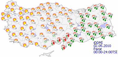 7 il için kuvvetli yağış uyarısı-HARİTALI-3