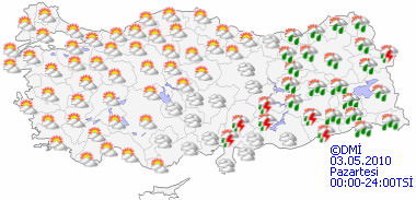 3 şehir için kuvvetli yağış uyarısı-1