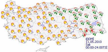 Havalar nasıl olacak?-HARİTALI-2