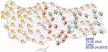 Havalar nasıl olacak?-HARİTALI-5