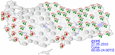 Havalar nasıl olacak?-HARİTALI-5