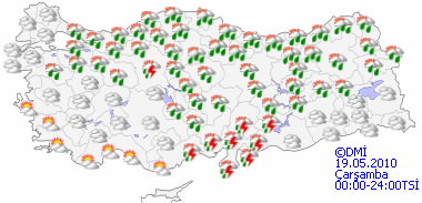 Kuvvetli yağışa dikkat!-HARİTALI-2