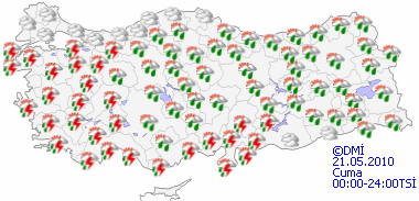 Kuvvetli yağışa dikkat!-HARİTALI-4