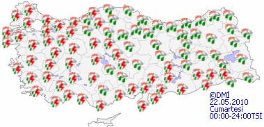 Kuvvetli yağışa dikkat!-HARİTALI-5