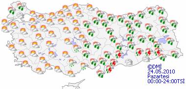 Hava sıcaklığı artacak-HARİTALI-1