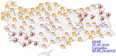 Hava sıcaklığı artacak-HARİTALI-1