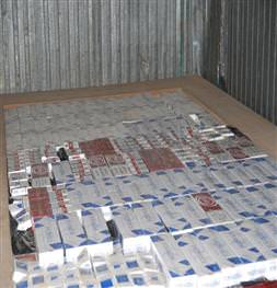 10 bin paket kaçak sigara ele geçirildi