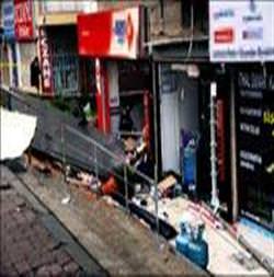 LPG, bomba gibi patladı: 2 yaralı