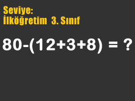600 bin kişiyi bu soruyu çözemedi