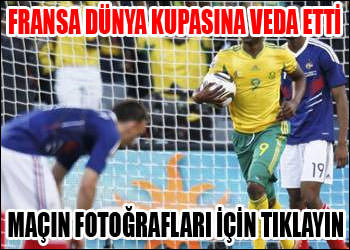 Fransa Dünya Kupası'na veda etti