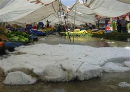 Ayazağa'yı dolu vurdu