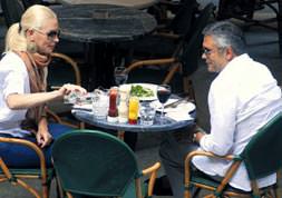 Baş başa romantik yemek