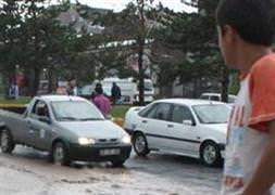 Erzurum'da sel