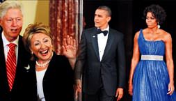 Clinton'ın düğünü Obama'nın sürgünü