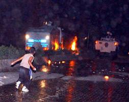 Nusaybin'de olaylar çıktı
