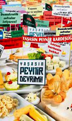 Peynir seçeneklerine eğlenceli gönderme