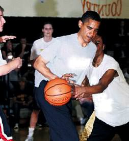 Obama’dan basket şov