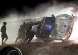 Yarışta seyircileri böyle ezdi geçti