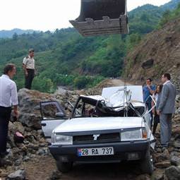 Giresun’da heyelan: 1 ölü 5 yaralı