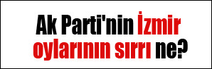 Ak Parti’nin İzmir oylarının sırrı