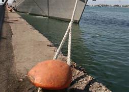 Türk gemisi rıhtıma çarptı