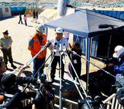 Şili'de 350 metre aşıldı