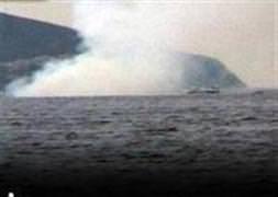Marmara Denizi'nde tekne yangını