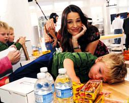 Yardımla moral buldu