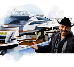 Cem'e yüzen Porsche