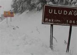 Uludağ'ın karı eridi
