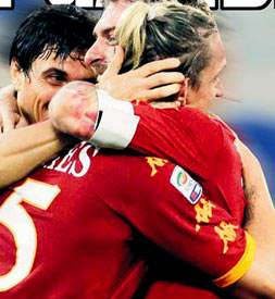 Derbinin galibi Roma