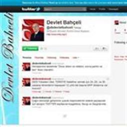 Bahçeli de Twitter’da