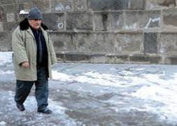 Erzurum dondu