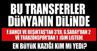 Elde patlayan transferler