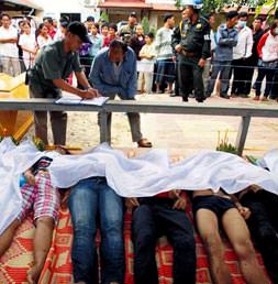 Katliamın suçlusu kayıp