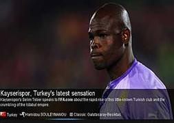 Kayserispor FIFA’ya manşet oldu