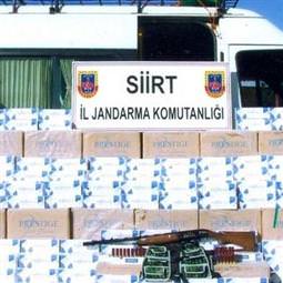 23 bin paket kaçak sigara ele geçirildi
