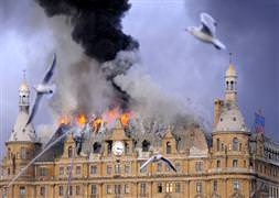 Daha önce de yanmıştı