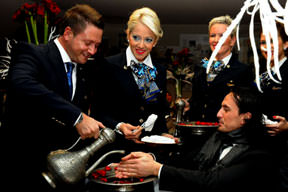 THY'den yeni yıl yemeği