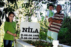 Köpeğine mezar yaptırdı