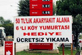 Akaryakıta promosyon verme devri kapandı
