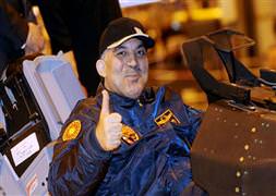 Abdullah Gül F16 koltuğunda