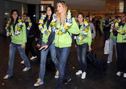 Sarı Melekler'e görkemli karşılama