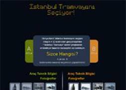İstanbul tramvayını seçiyor